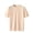 Beige, variant on Men's Essentials Knit Crew Neck T-Shirt, Ultra Soft Short Sleeve Sweater Tee, Breathable Casual Knitwear Top, M-2XL