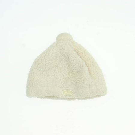 

Pre-owned JJ Cole Girls White Winter Hat size: NB