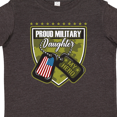 thumbnail image 4 of Inktastic Proud Military Daughter Soldier Hero Girls Toddler T-Shirt, 4 of 5