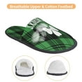 thumbnail image 3 of Balery St Patrick's day Pantuflas de Casa de Felpa Silenciosas con Diseño Estampado, Zapatillas Cómodas Antideslizantes de Algodón para Interior-Large, 3 of 8