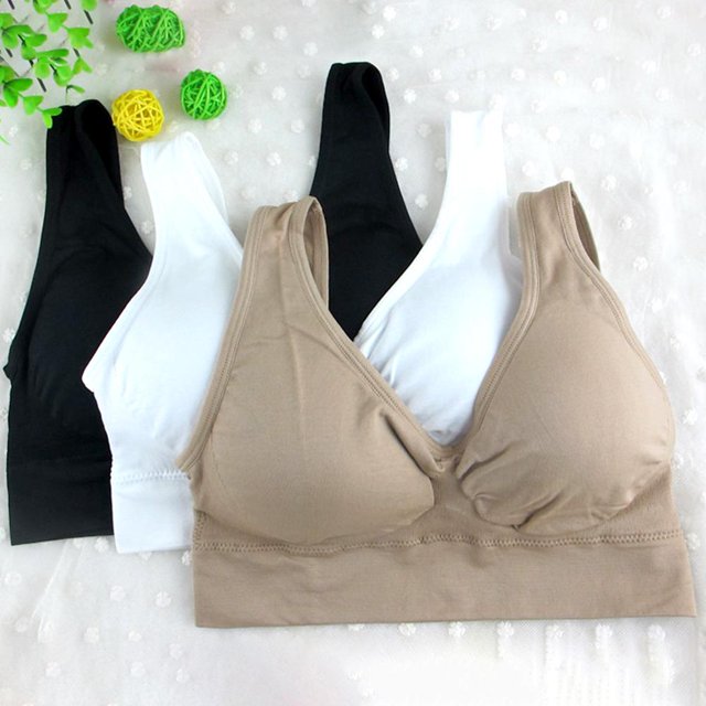 3pcs/set Pure Sports Bra Mujer Push-up acolchado ropa interior sin costuras (C 2XL) Ehuebsd Para estrenar