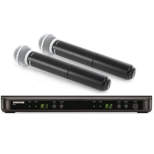 Sistema Inalámbrico Shure Micrófono Doble BLX288-SM58