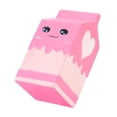 thumbnail image 3 of Squishy Stress Toy with Slow Rising Milk Carton Design, 4.7 Inches, Pink Pu Foam, for Kids, Relaxation Toy, 3 of 9