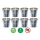 thumbnail image 4 of Fiudx Velas Repelentes de Mosquitos, Aceite de Citronela Natural, Protección Duradera, Diseño de Cubo de Hierro Pequeño, Aromaterapia para Dormir, Decoración para Camping de Verano, Paquete de 8, 5,3, 4 of 7