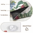 thumbnail image 6 of Non-Slip Rug Pad Rugs Spring Watercolor Flower Plant Rectangle Area Rugs 5x7Ft Soft Carpet Pads for Living Room Kids Room, Strawberry Peony Floral, 6 of 9