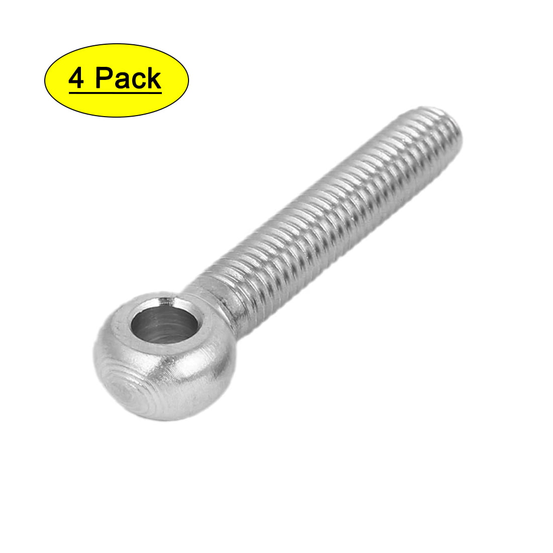 M16 x 90mm Machinery Shoulder Swing Lifting Eye Bolt 304 Stainless Steel 