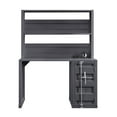 thumbnail image 2 of Dusk and Hutch Set with Metal Base and Storage Compartments, Gray - Saltoro Sherpi, 2 of 5