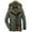 Army Green, variant on LEEy-world Young Mens Winter Coats Casual Washed Cotton Hooded Jacket Lightweight Zip up Fall Jackets Dark Blue,L
