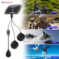 thumbnail image 5 of Teleheer T6 Plus Motorcycle Helmet Intercom 1500M Range BT5.1 Hands-free Interphone Full Duplex IP65 Waterproof Dustproof with Microphone, 5 of 9