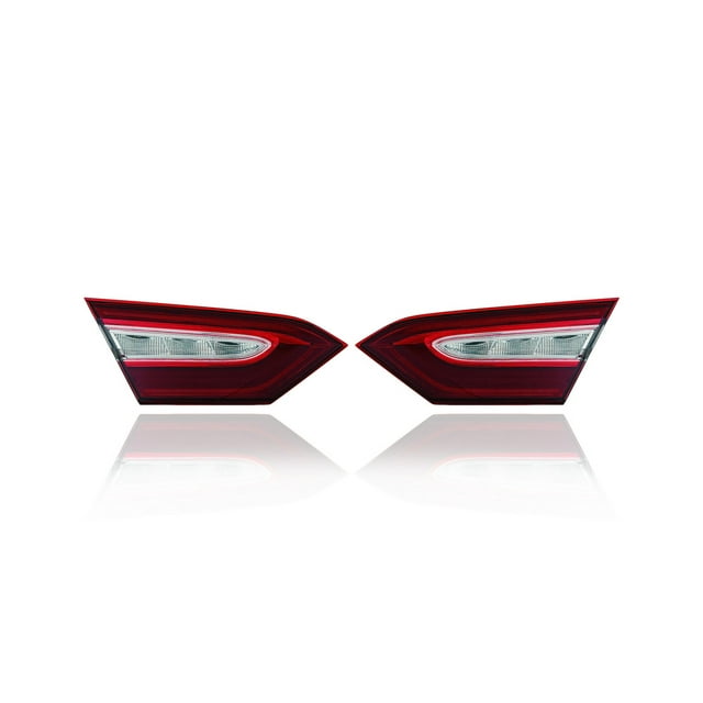 Tail Light Assembly - Compatible/Replacement for '18-20 Toyota Camry/Hybrid XLE, 20-20 XSE - Inner On Trunk Lid, LED - Pair, Left Driver + Right Passenger Set - CAPA - 8158006630, 8159006630