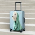 thumbnail image 5 of Yiaed Dog Wrapped in Towel Print Travel Luggage Cover Suitcase Protector Fits 18-32 Inch Luggage Wheel Covers Patterned Elastic Luggage Anti-scratch（No luggage）-Medium, 5 of 5