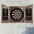 thumbnail image 5 of Classic Dart Board Cabinet Set, Wall-mounted Indoor Dartboard for Adult Game, Brown Dartboard Cabinet Dart Boards Set for Adults 40.15*21.25 in, 5 of 20