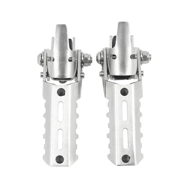 Estribos delanteros para motocicleta Highway, reemplazo directo de reposapiés de 22-25mm para R1250GS LC Gsa, fácil de instalar, accesorios Plata Yotijar Clavija delantera para motocicleta
