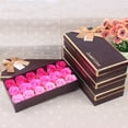 thumbnail image 1 of Perfume 18Pcs Scented Rose Flower Petal Bath Body Soap Wedding Party Gift, 1 of 2