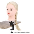 thumbnail image 3 of Mannequin Training Head Stand Wig Holder Stand Desk Table Clamp Metal Hair Accessory Tool, 3 of 5