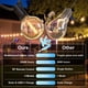 thumbnail image 2 of 32M Serie Luces Exterior Solar con Remoto, Guirnaldas de Luces Energía Solar &amp; USB, 50 + 3 LEDs Bombillas Luz Solares Exterior, Impermeable para Jardín, Terraza, Patio, Boda,, 2 of 7