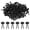 Black, variant on FXMLRLK 50 Pcs Brads for Paper Crafts Metal Round Brass Paper Fasteners for Craft Art Crafting DIY Supplies(3x6mm,White)