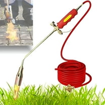 HIBIBUD Propane Torch Weed Burner Kit,Weed Torches For Outside,Weed Burner Torch For Propane Tank,1900000 BTU Weed Torch Propane Burner Self Igniting,With Igniter (Nozzle Diameter: 1.4in 6.6Ft Tube)