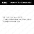 thumbnail image 2 of MAX Advanced Brakes - Brake Kit For 2021-2023 Ford Transit-350 HD| Carbon Ceramic Brake Pad and Rotor Kit Front and Rear| Daily Driving OE Replacement Brake Rotors, 2 of 9