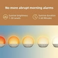 thumbnail image 3 of Sunrise Alarm Clock White Noise Machine: Natural Wake Up Light - Dimmable Clock with Bluetooth Speaker for Bedroom - 25 Sleep Sounds for Baby Adults Kids Cocoa, 3 of 7