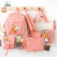 thumbnail image 4 of School necessities High School And Junior High School High Capacity Student Backpack Set Of Four Backpacks 2023 New Student Korean Color Contrast Casual Backpack, 4 of 6
