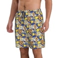 thumbnail image 2 of Naloa Sicilian Style Men's Beach Shorts, Surfing shorts, Swim trunks, Quick Dry Swim Trunks for Surfing Beach Fun - 3X-Large, 2 of 9