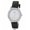 Silver/Silver/Black, variant on 40MM Milano Expressions Vegan Leather Band Watch -