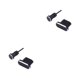 thumbnail image 4 of Cateissary 2 uds puerto de carga de teléfono Micro Usb + conector de auriculares de 3,5mm enchufe antipolvo Micro Usb para para negro 2piezas, 4 of 6
