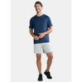 thumbnail image 2 of Athletic Works Men's and Big Men's Mesh Tennis Tee with Short Sleeves, Sizes S-3XL, 2 of 5