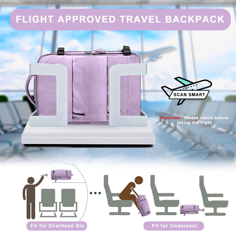 Dakimoe Large Travel Backpack, Airline Approved Carry-On photo 6