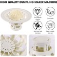 thumbnail image 3 of Queilt Baozi Maker, 7.09" Dumpling Momo Ravioli Maker Machine Food Safe Material Baozi Bun Mold, Instant Pastry Pie Steamer Bun Mold for Home Kitchen Beginners, Super Easy to Use & Clean, 3 of 5
