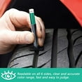 thumbnail image 3 of 2 Pieces Stainless Steel Tire Tread Depth Gauge Tire Thread Depth Universal 0-25MM Professional Accurate ABS Ruler Measurement Tool Accessories, 3 of 8