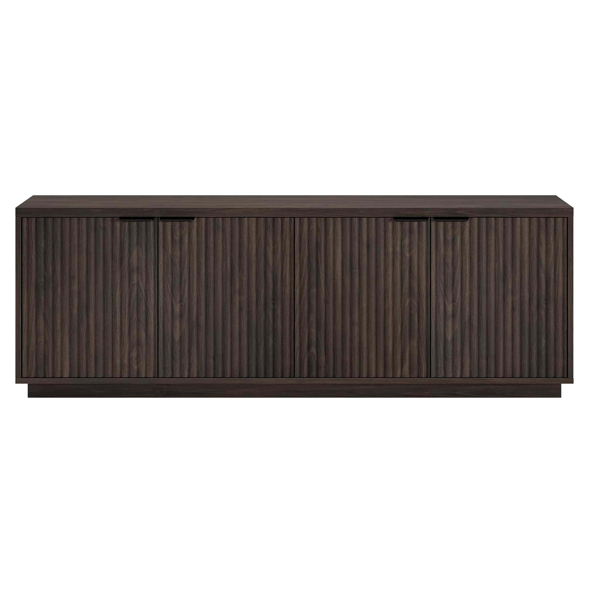 Mansfield Rectangular TV Stand for TV's up to 78" in Alder Brown