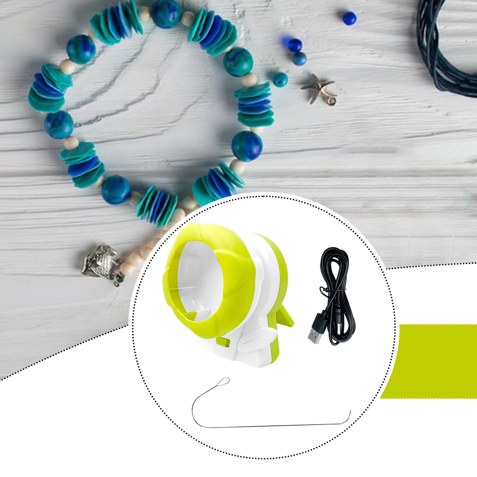Electric Bead Spinner Kit Clay Bead Maker with Quiet Motor for Jewelry Making Bracelets Necklaces DIY Projects