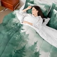 thumbnail image 4 of Feelyou Men Rustic Landscape Twin Bedding Sets 7pcs, Green Tree Plant Comforter Set, 4 of 8