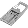 thumbnail image 1 of Hweilai Porte-Clés Multi-Outils 12-en-1 Pliable en Acier Inoxydable Tête de Tournevis Extérieure, Outil de Poche Portable, 1 of 5
