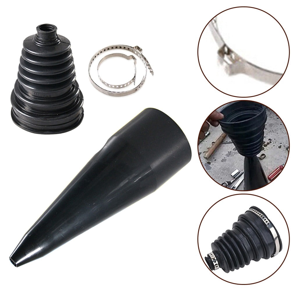 Universal Stretchy CV Drive Shaft Boot Kit No Dismantling with Cone for Car Van