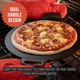 thumbnail image 4 of Chef Pomodoro 15 Inch Pre-seasoned Cast Iron Pizza Pan with Handles, 4 of 5