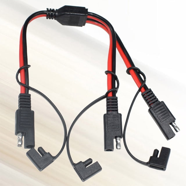 OUNONA 1 Ensemble SAE Câble de Connexion Rapide PVC Noir pour Utilisation dans la Batterie Automobile