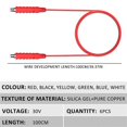thumbnail image 2 of 6Pcs Magnetic Test Leads Silicone Flexible Jumper, 2 of 5