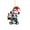 D, variant on Panda with Santa Hat Christmas Ornaments 2D Acrylic Cute Cartoon Xmas Tree Hanging Decorations for Holiday Party New Year Supplies Home Decor and Panda Lover Gifts, 6PCS