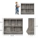 thumbnail image 3 of Qinaqin |11985|3-Tier de Profundidad Madera Toy Organizador & Bookshelf 5-Section Book Rack cm Profundidadaycare Furniture Toddler Gabinete para Jardín Infantes Guardería Playroom o de, 3 of 7