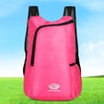 thumbnail image 4 of Mochila Para Acampar Mochila de nailon para acampar impermeable plegable para actividades al aire libre (rosa roja) Tmvgtek Para Estrenar, 4 of 6