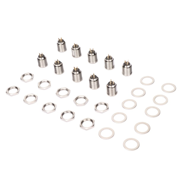 Base de enchufe macho de cable Mini XLR NikouMX Mini Conector macho XLR de metal 3 pines