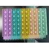 Biekopu Silicone Pop Bubble Notebook Mini Spiral Notebook Decompression Toys