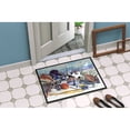 thumbnail image 2 of Carolines Treasures 1011JMAT Sports on the Beach Door Mat, Indoor Rug or Outdoor Welcome Mat 24x36 Doormat, 24H X 36W,, 2 of 4
