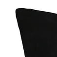 thumbnail image 2 of Jordan Manufacturing 74" x 22" Canvas Black Solid Rectangular Outdoor Chaise Lounge Cushion with Ties, 2 of 8