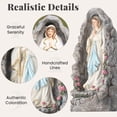 thumbnail image 3 of Erommy 17.3"Our Lady of Lourdes Statue，Virgin Mary Grotto Figurine Catholic PrayingSculpture for Garden Home Patio ReligiousDecor, 3 of 7