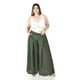 thumbnail image 1 of Pantalon tipo palazzo Roman Fashion /Tallas Extras, 2632 (Verde militar) verde oscuro 40, 1 of 5
