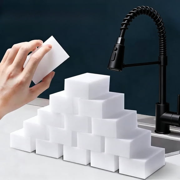 Magic Sponges Eraser，multifunctional household cleaning for kitchen, bathroom, sink, bathtub, shoes, walls